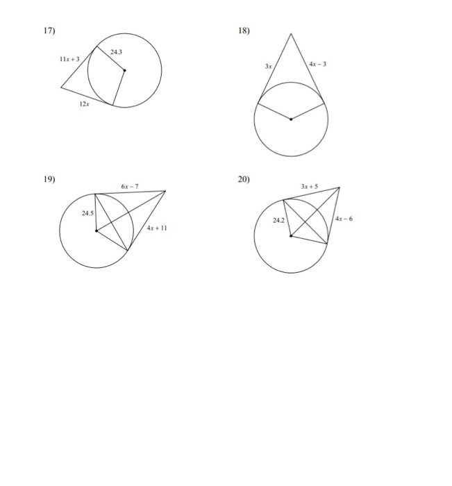 Circle review worksheet answer key pdf image