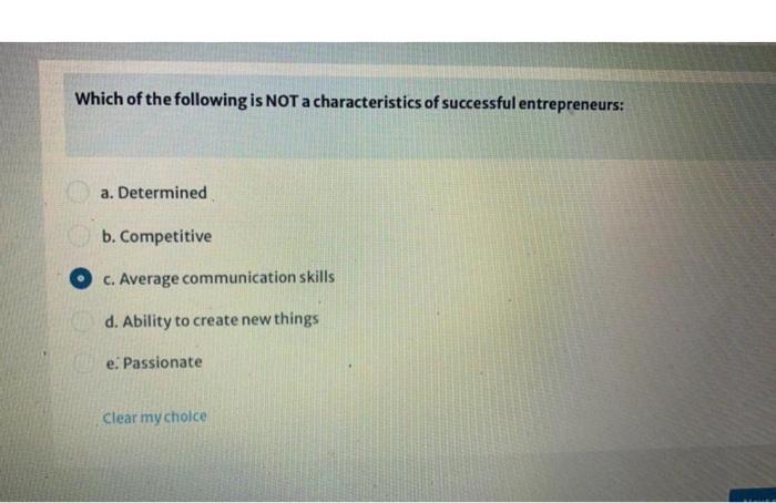 Solved Which of the following is NOT a characteristics of | Chegg.com