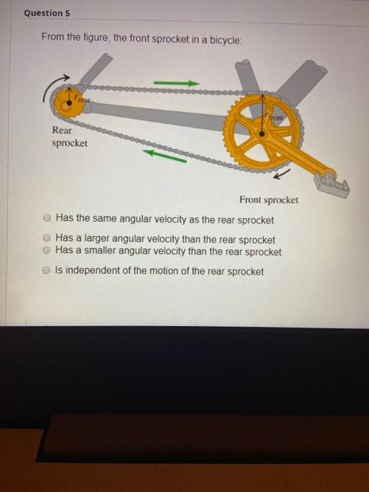 smaller front sprocket bicycle