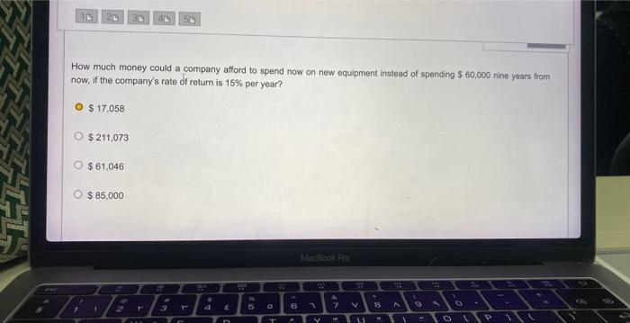 Solved How much money could a company afford to spend now on | Chegg.com