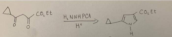 Solved CO₂ Et H₂ NNH PCA H* 1 H CO₂ Et | Chegg.com