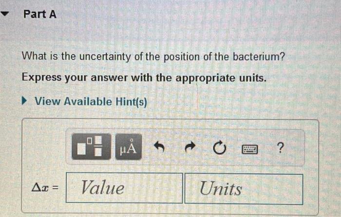 Solved A student is examining a bacterium under the | Chegg.com