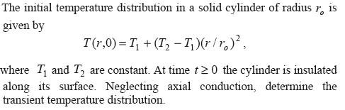 Solved 1S The initial temperature distribution in a solid | Chegg.com