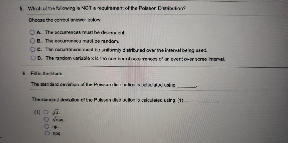 solved-5-which-of-the-following-is-not-a-requirement-of-the-chegg