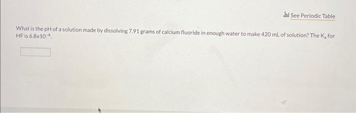 Solved PLEASE HELP!! What is the pH of a solution made by | Chegg.com