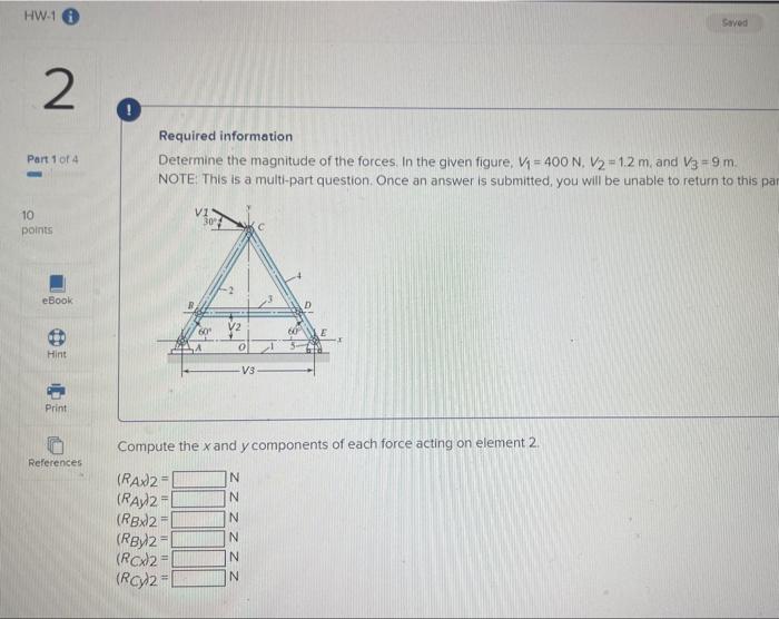 Solved Required Information Determine The Magnitude Of The | Chegg.com