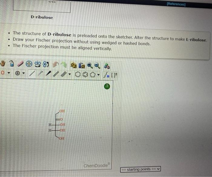Solved Draw the Fischer projection of L-ribulose. LOH O H- | Chegg.com