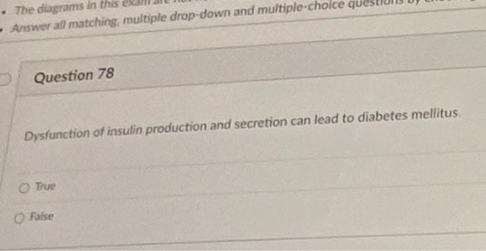 Solved . Answer all matching, multiple dro Question 75 Which  Chegg.com