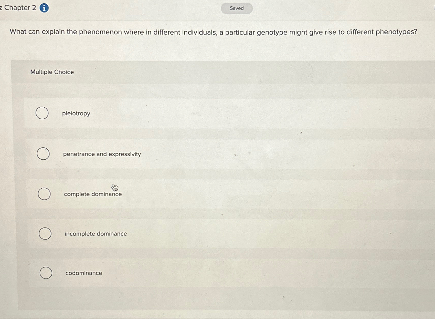 Solved Chapter 2 (iWhat can explain the phenomenon where in | Chegg.com