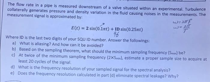 the-flow-rate-in-a-pipe-is-measured-chegg