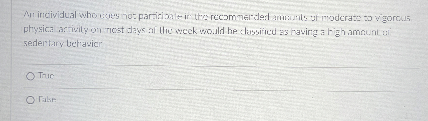 Solved An individual who does not participate in the | Chegg.com