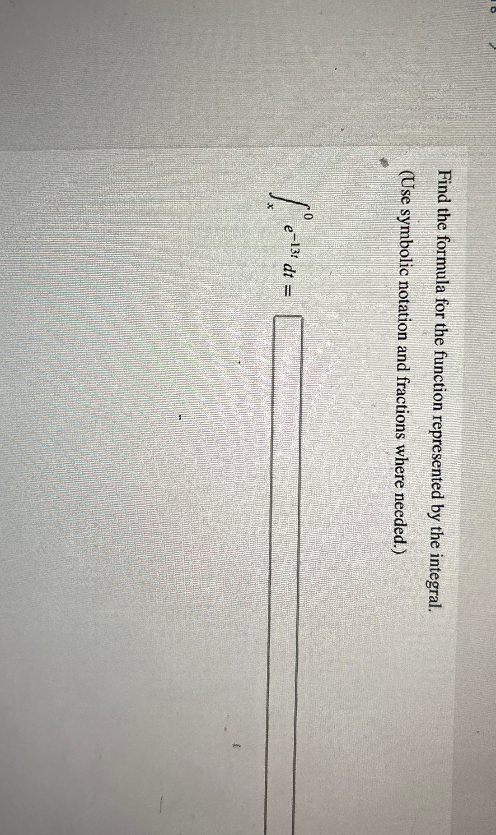Solved Find the formula for the function represented by the | Chegg.com
