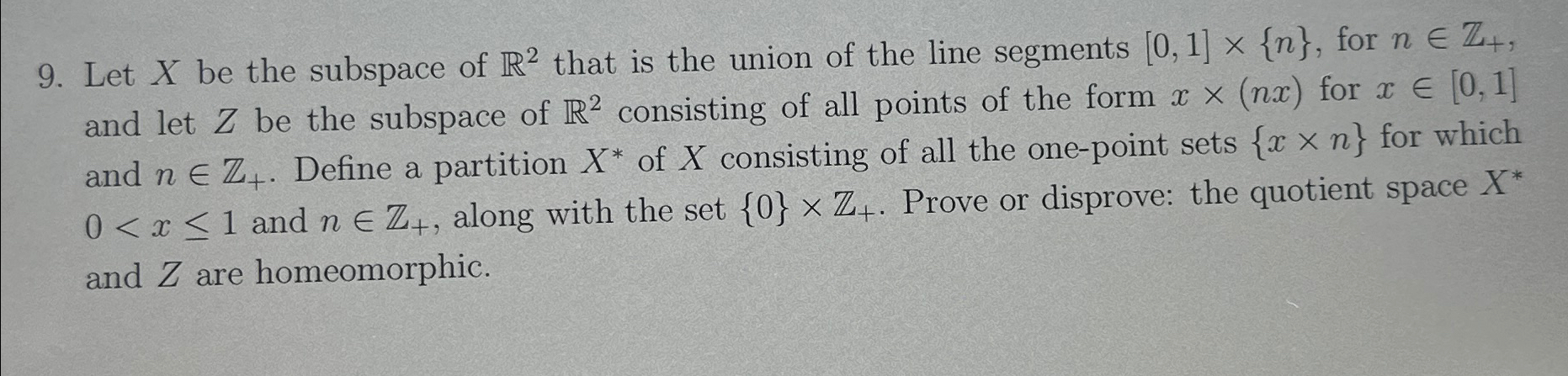 Solved How to solve Let x ﻿be the subspace of R2 ﻿that is | Chegg.com