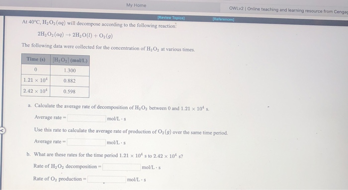 Solved My Home OWLV2 Online teaching and learning resource | Chegg.com