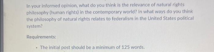 idek where to start.I have to write 125 words and i | Chegg.com