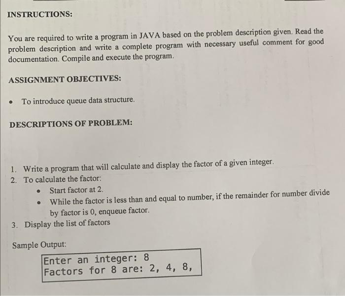Solved INSTRUCTIONS: You are required to write a program in | Chegg.com