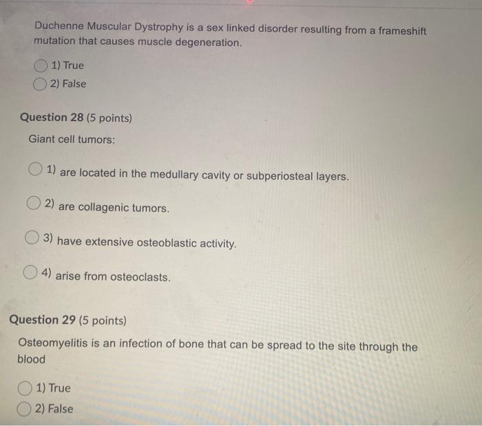 Solved Duchenne Muscular Dystrophy Is A Sex Linked Disorder 8751