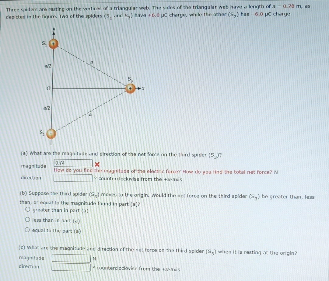 Solved Three spiders are resting on the vertices of a | Chegg.com