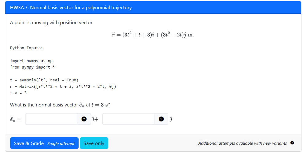 HW3A.7. Normal basis vector for a polynomial | Chegg.com