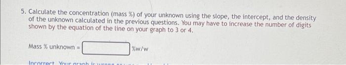 Solved A student performed the experiment as described in | Chegg.com