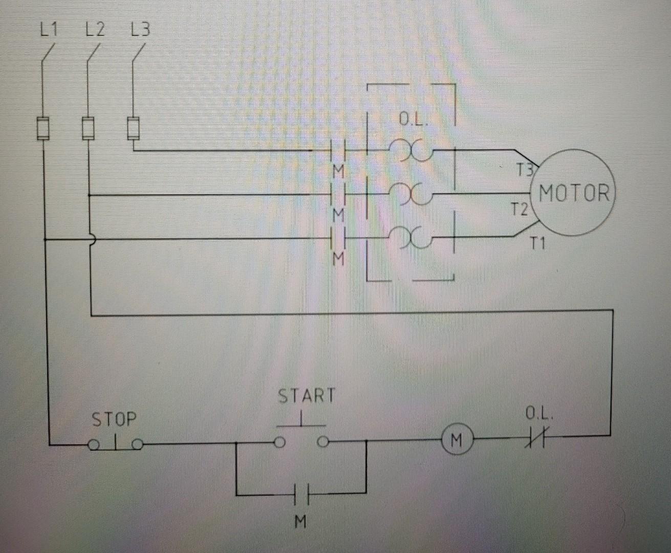 connect a single station push button control circuit