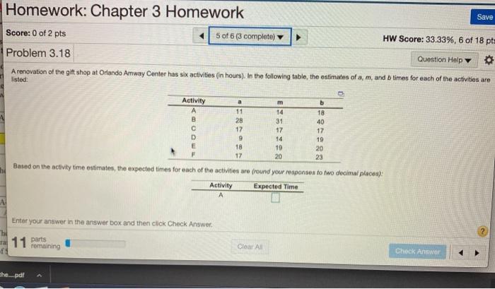 Solved Homework: Chapter 3 Homework Save Score: 0 of 2 pts 5 | Chegg.com