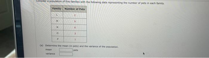 Solved (o) Determine the mean (in pets) and the variance of | Chegg.com