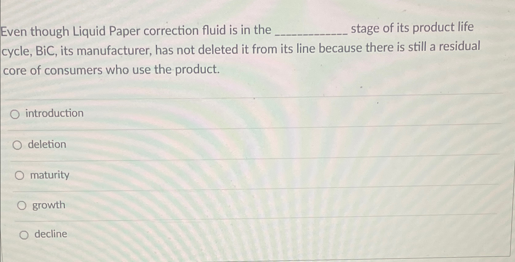 Solved Even though Liquid Paper correction fluid is in the