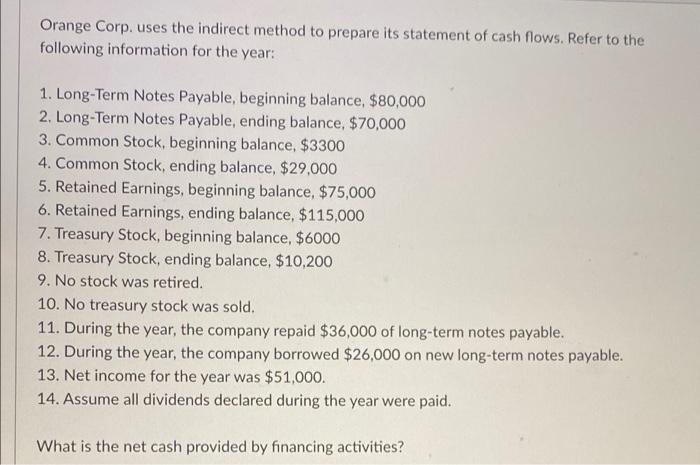 solved-orange-corp-uses-the-indirect-method-to-prepare-its-chegg