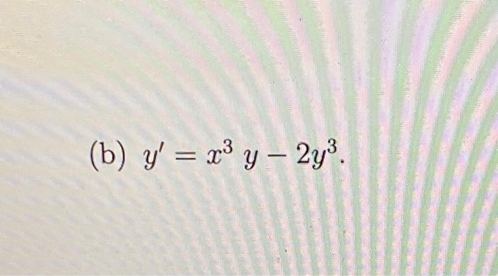 Solved Q1 Classify Each Of Following Differential Equation