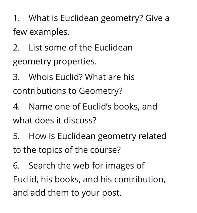 euclidean geometry examples