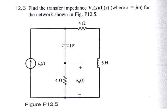 Solved 12.1 Find the transfer function of the following | Chegg.com