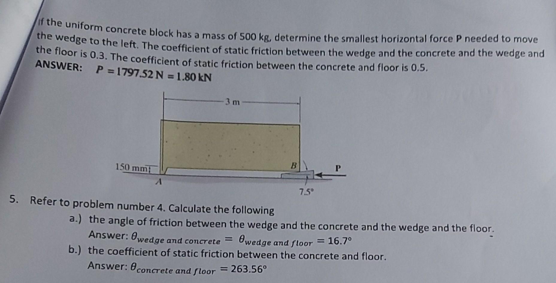 Solved Can you show the solution of problem number 5 a and | Chegg.com