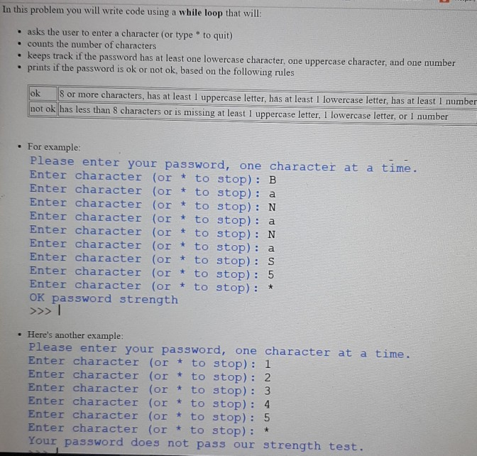 Solved In this problem you will write code using a while | Chegg.com