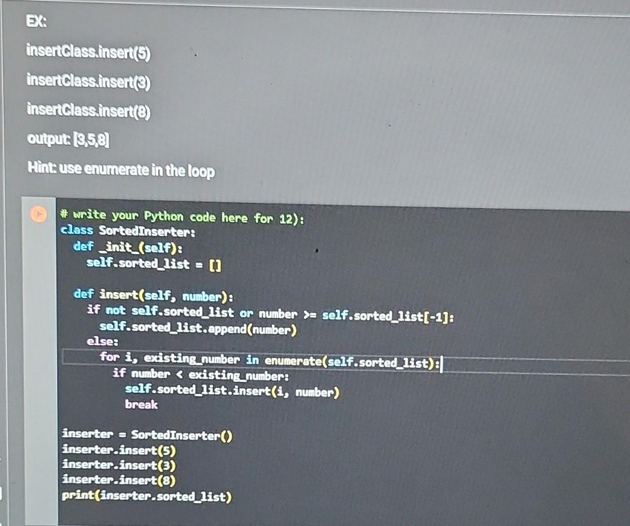 Solved Make a simple class that has an array of numbers, | Chegg.com