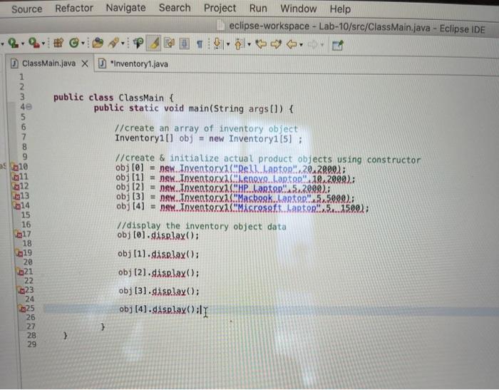 Solved I have this code so far for my lab, I just need help | Chegg.com
