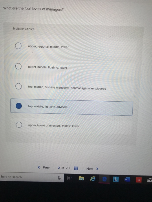 solved-what-are-the-four-levels-of-managers-multiple-choice-chegg