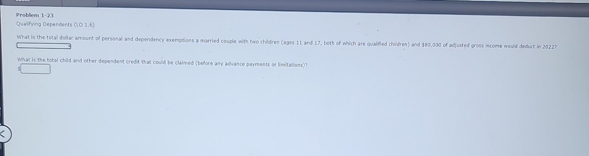 Solved what is the total dollar amount of personal and | Chegg.com
