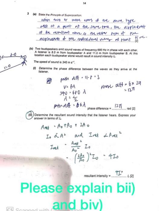 Solved 3 five. a State the Principle of Superposition Chegg