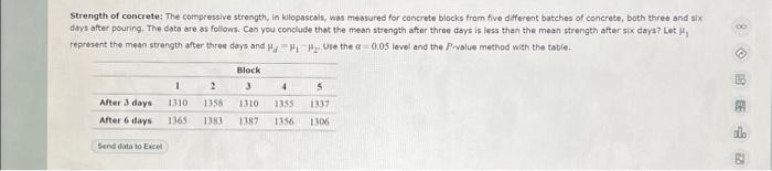 Solved strength of concrete: The compressive strength, in | Chegg.com