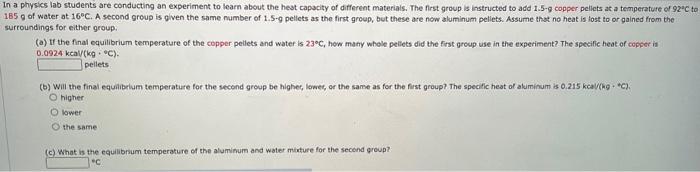 Solved N A Physics Lab Students Are Conducting An Experiment | Chegg.com