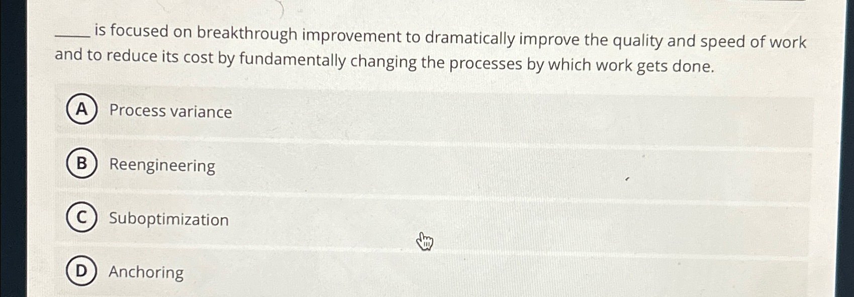 Solved is focused on breakthrough improvement to | Chegg.com