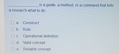 Solved is a guide, a method, or a command that tells a | Chegg.com