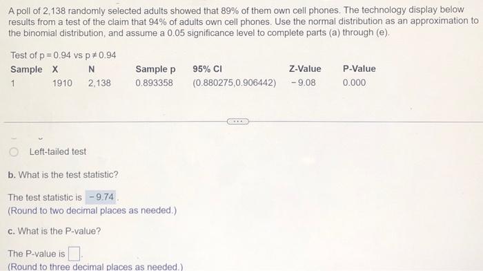 solved-a-poll-of-2-138-randomly-selected-adults-showed-that-chegg