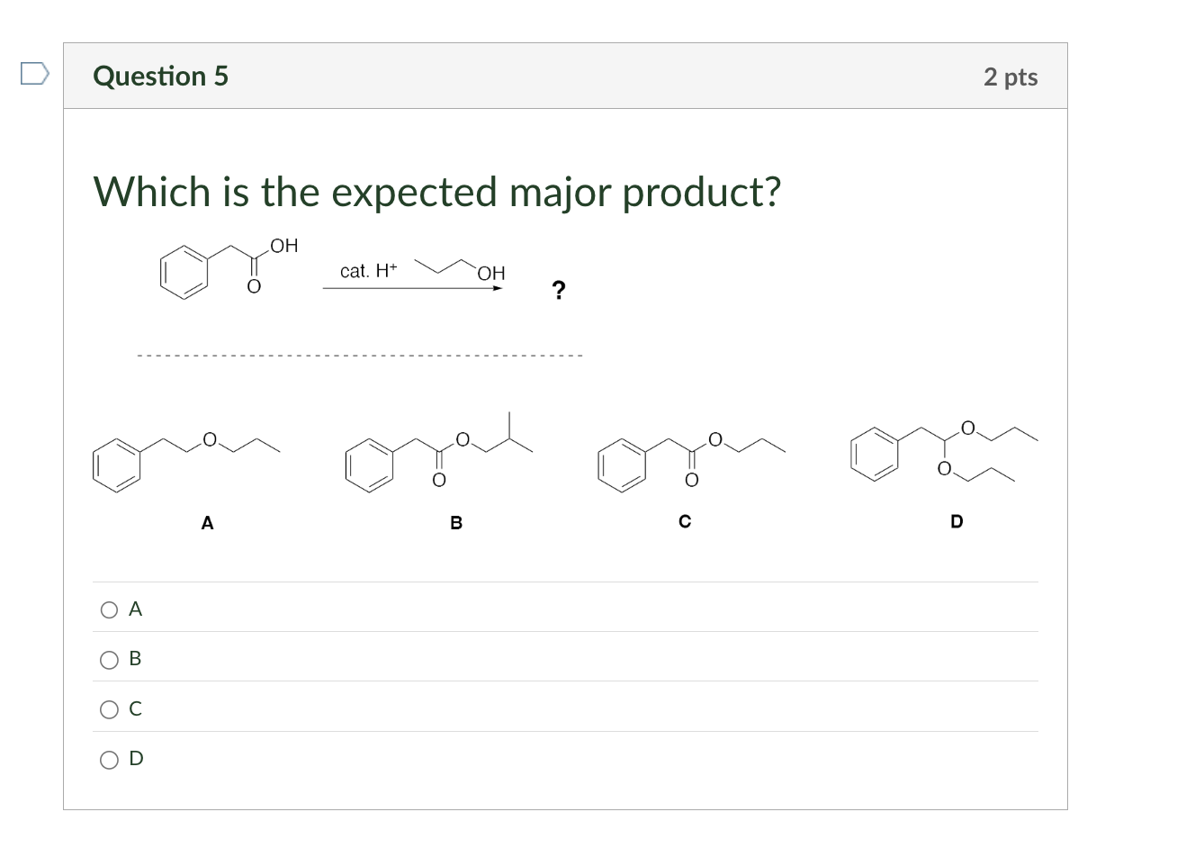 Solved Question 5Which is the expected major | Chegg.com