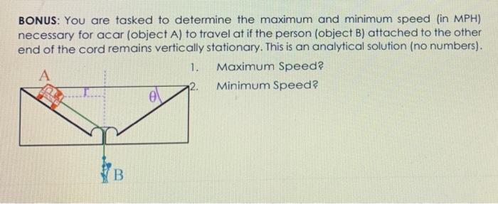 Solved BONUS: You are tasked to determine the maximum and | Chegg.com