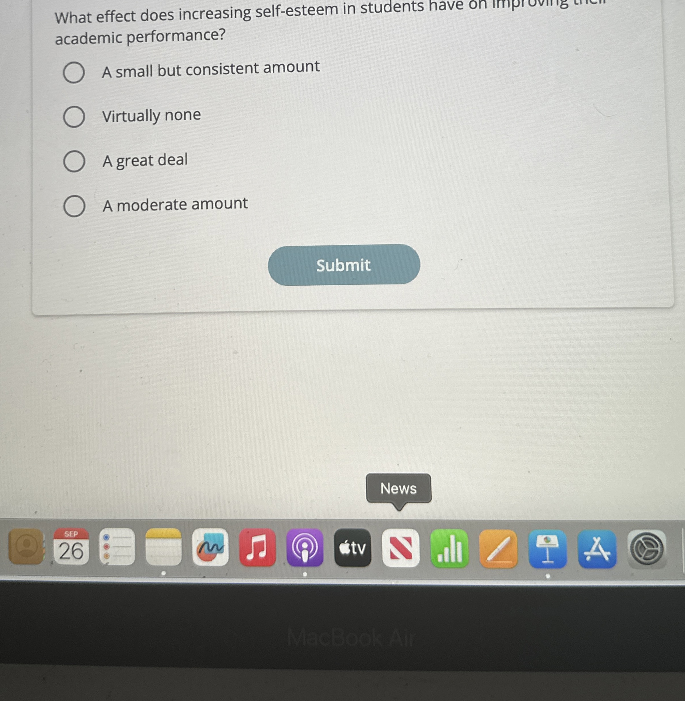 Solved What effect does increasing selfesteem in students