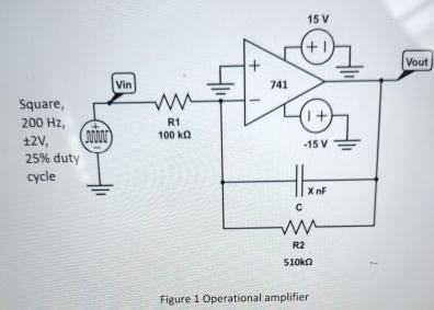 Solved Figure 1 ﻿Operational Amplifiern | Chegg.com