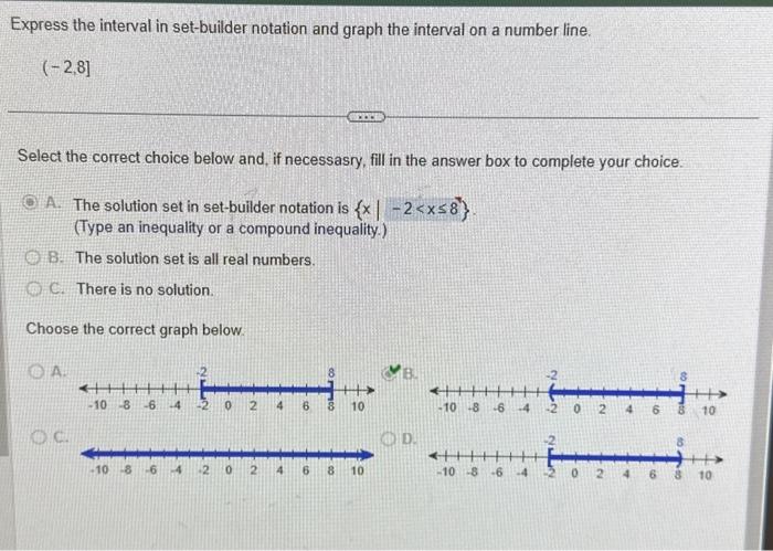 Solved Express the interval in set-builder notation and | Chegg.com