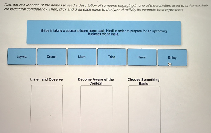 Solved Enhance Your Cross-Cultural Competency Cultural | Chegg.com